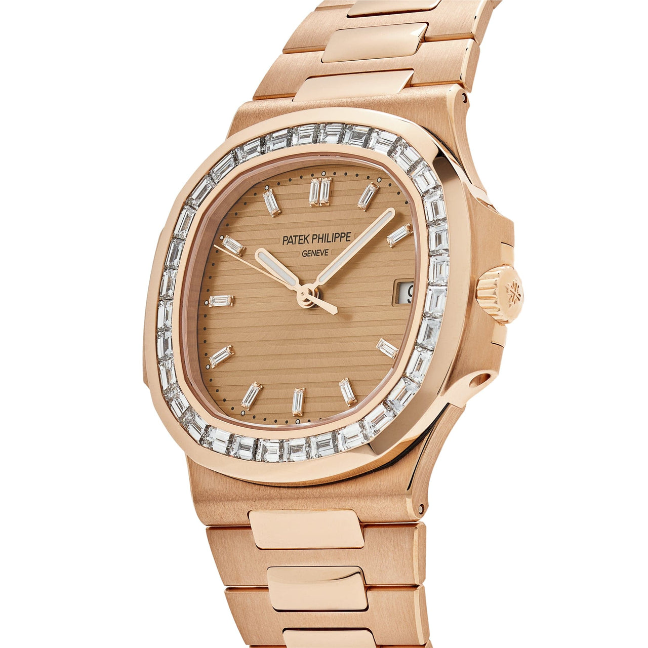 Patek Philippe Nautilus 5723/1R-001 Rose Gold Diamond Bezel