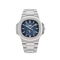 Thumbnail for Luxury Watch Patek Philippe Nautilus Annual Calendar Blue Dial 5726/1A-014 Wrist Aficionado