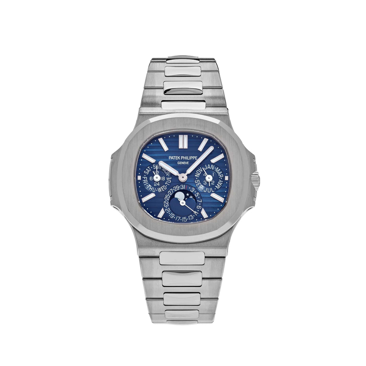 Luxury Watch Patek Philippe Nautilus Perpetual Calendar Moonphase 5740/1G-001 (Draft) Wrist Aficionado