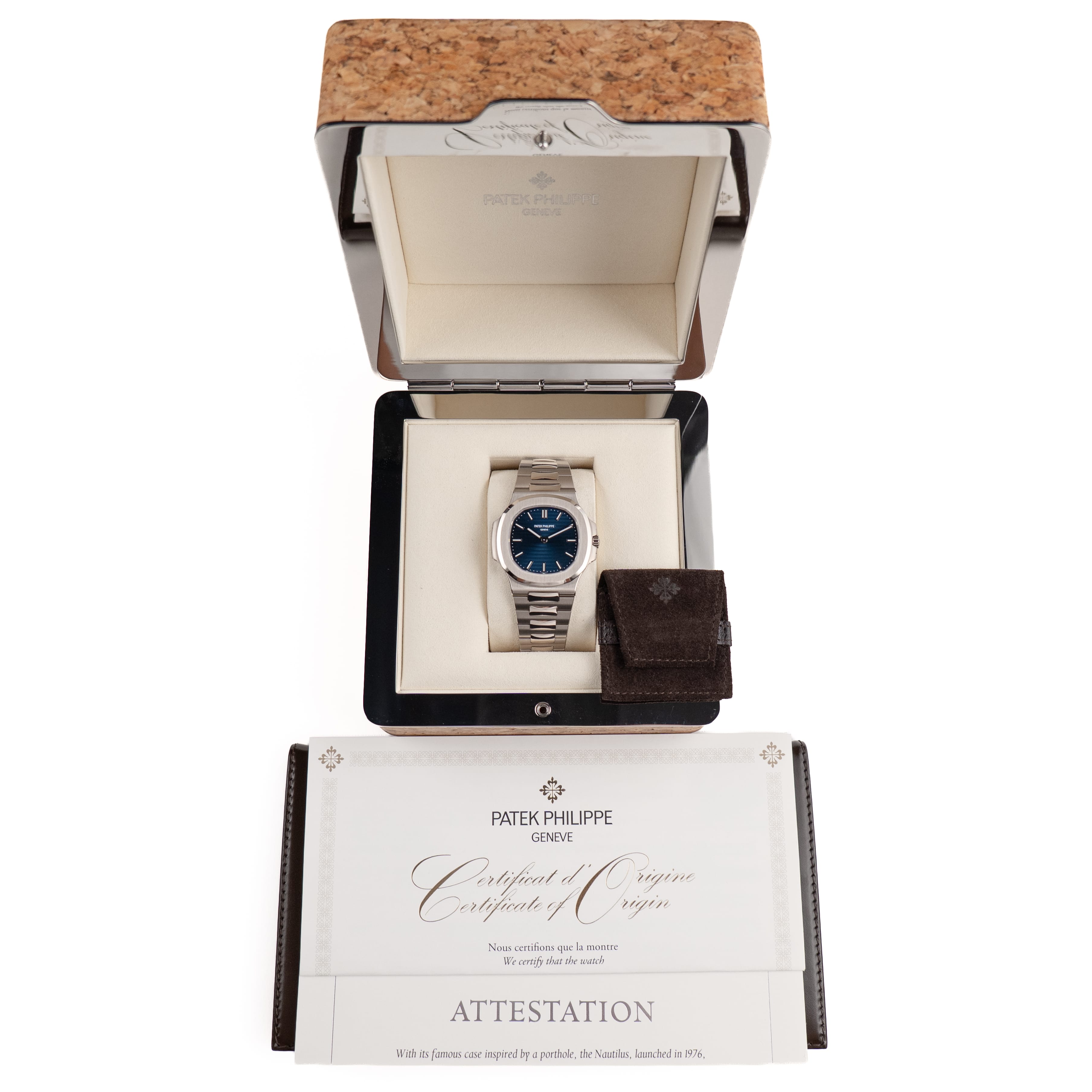 Patek Philippe Nautilus 5810/1G-001 '50th Anniversary' White Gold Blue Dial Limited Edition of 2000 (2026)
