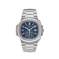 Thumbnail for Luxury Watch Patek Philippe Nautilus 40th Anniversary White Gold Blue Dial 5976/1G-001 (2017) Wrist Aficionado