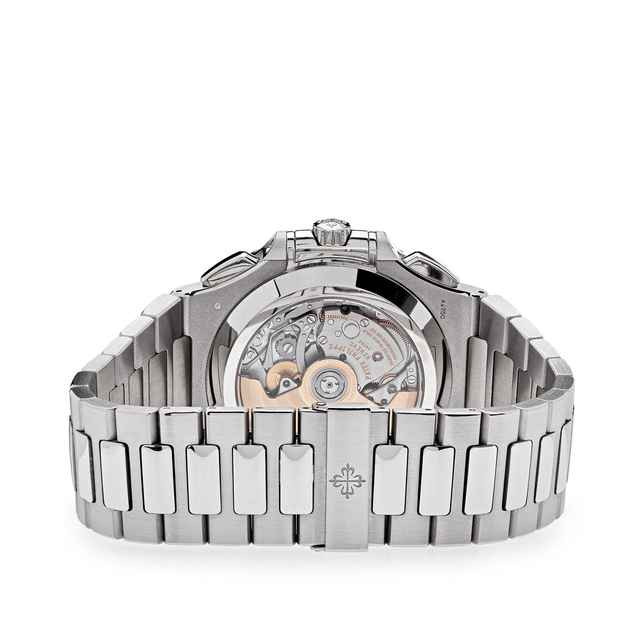 Luxury Watch Patek Philippe Nautilus 40th Anniversary White Gold Blue Dial 5976/1G-001 (2017) Wrist Aficionado