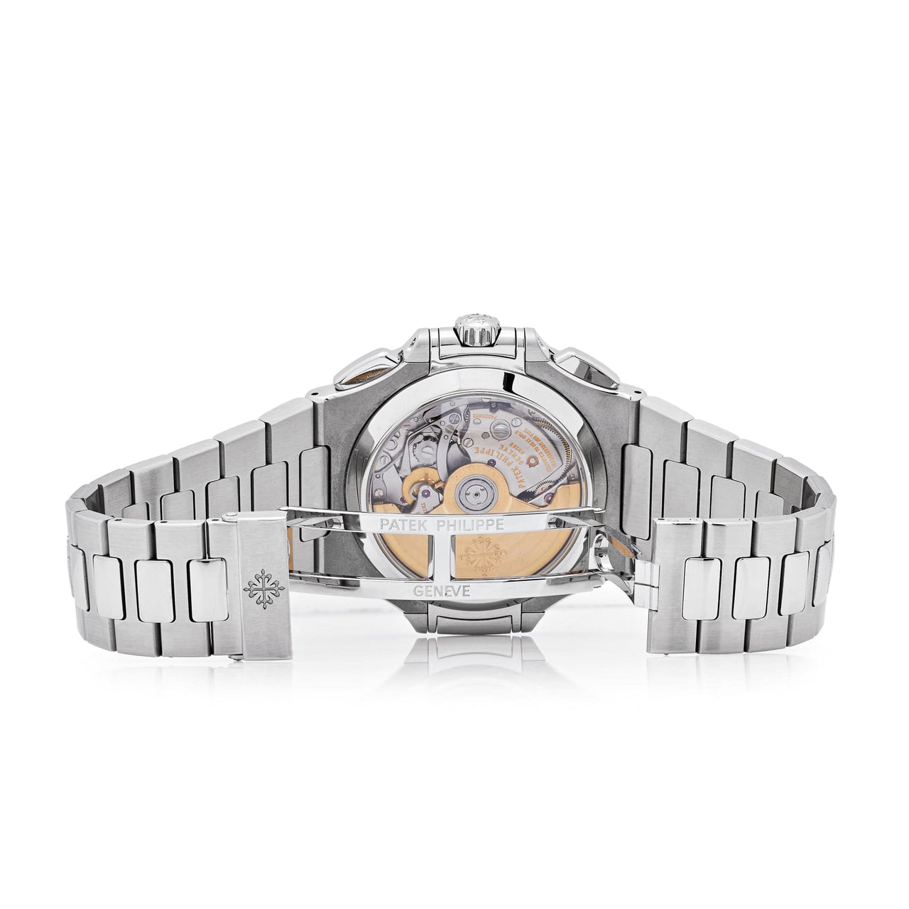 Patek Philippe Nautilus 5980/1A-019 Stainless Steel Chronograph Date White Dial (2015)