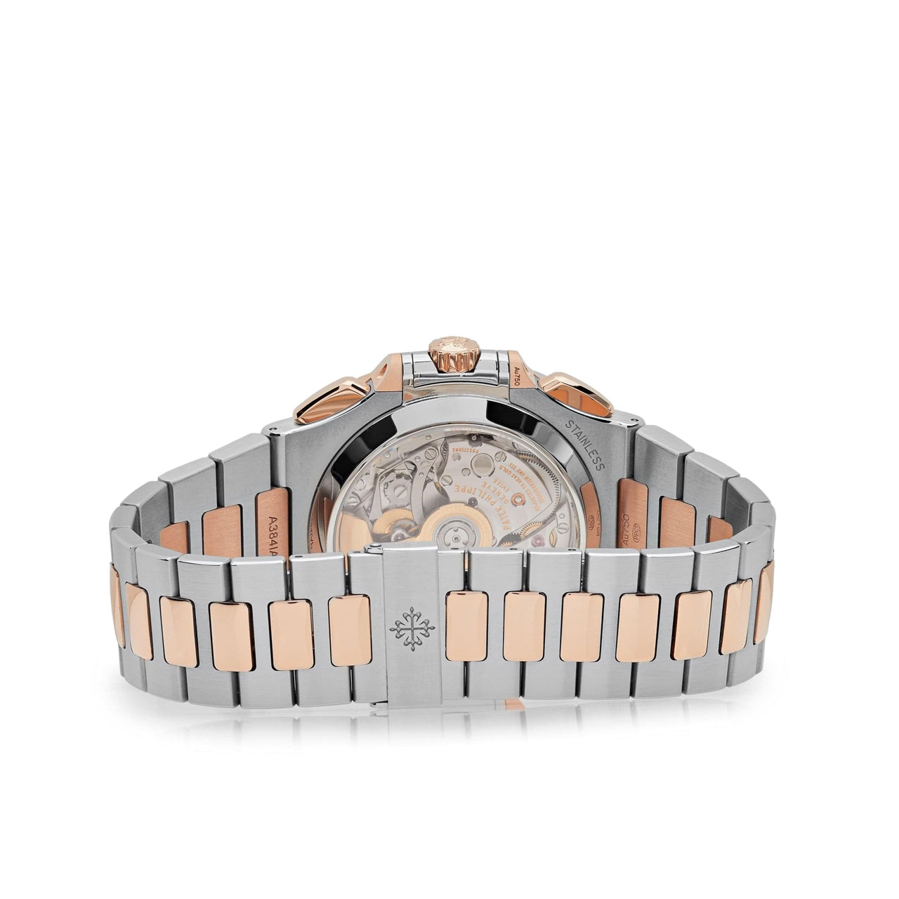 Patek Philippe Nautilus 5980/1AR-001 Chronograph Two-Toned Stainless Steel Rose Gold Blue Dial (2024)