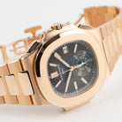 Patek Philippe Nautilus 5980/1R-001 Chronograph Date Rose Gold Black Dial (2022)
