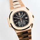 Patek Philippe Nautilus 5980/1R-001 Chronograph Date Rose Gold Black Dial (2022)