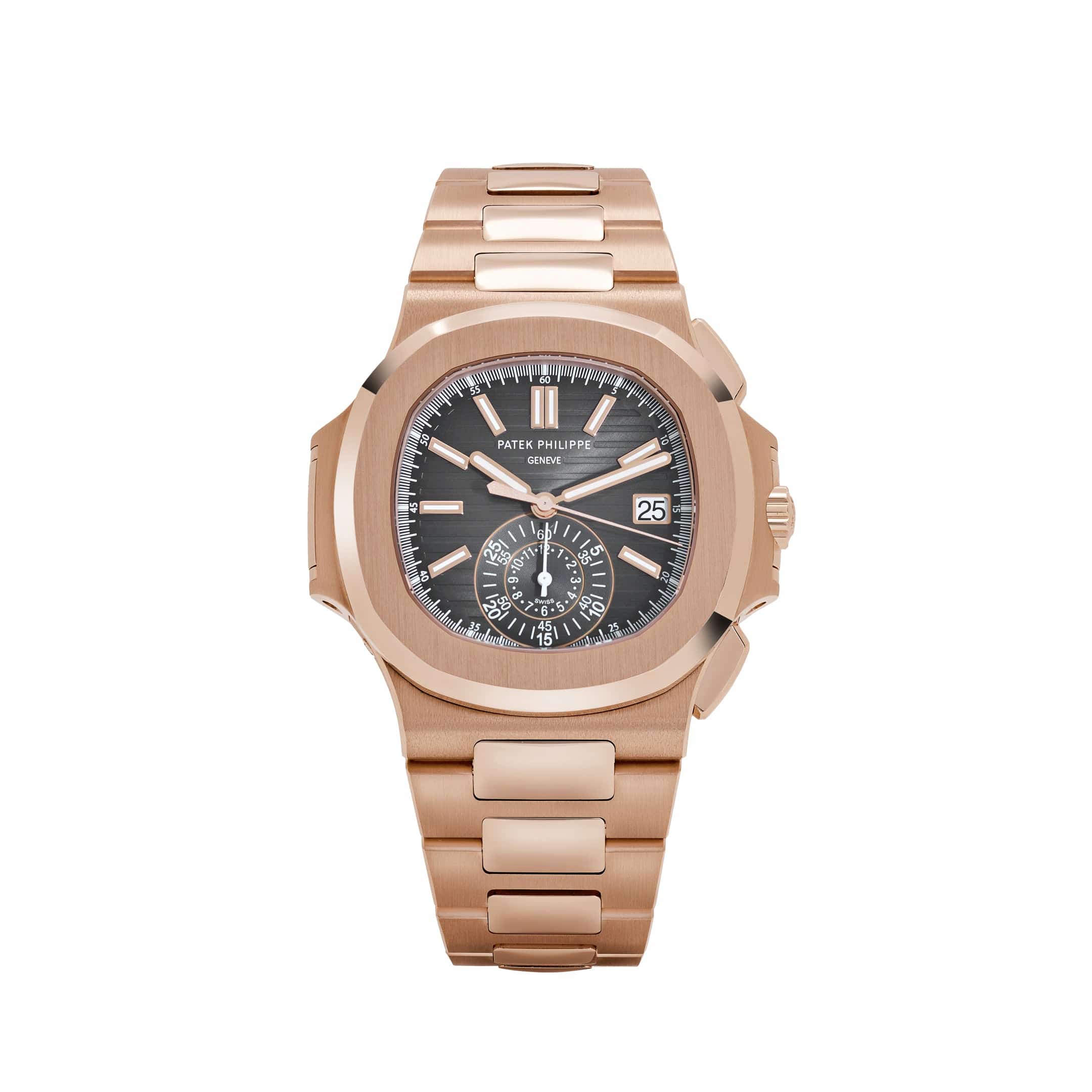 Patek Philippe Nautilus 5980/1R-001 Chronograph Date Rose Gold
