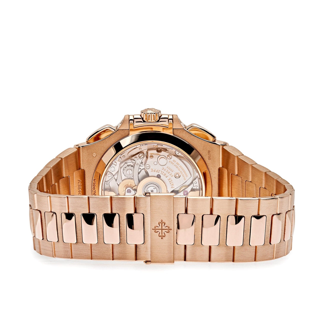Luxury Watch Patek Philippe Nautilus Chronograph Date Rose Gold 5980/1R Wrist Aficionado