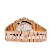 Thumbnail for Luxury Watch Patek Philippe Nautilus Chronograph Date Rose Gold 5980/1R Wrist Aficionado