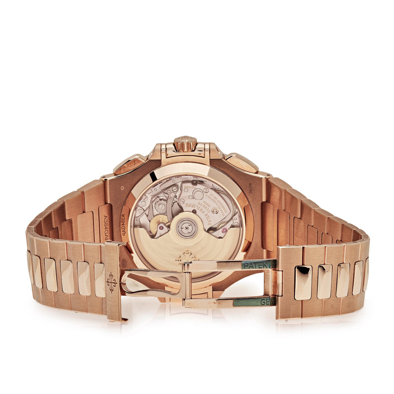 Luxury Watch Patek Philippe Nautilus Chronograph Date Rose Gold Tiffany & Co. Dial 5980/1R-001 Wrist Aficionado