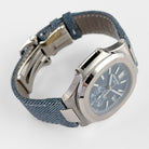 Patek Philippe Nautilus 5980/60G-001 'Denim' Flyback Chronograph White Gold Blue-Gray Dial (2024)