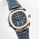 Patek Philippe Nautilus 5980/60G-001 'Denim' Flyback Chronograph White Gold Blue-Gray Dial (2026)