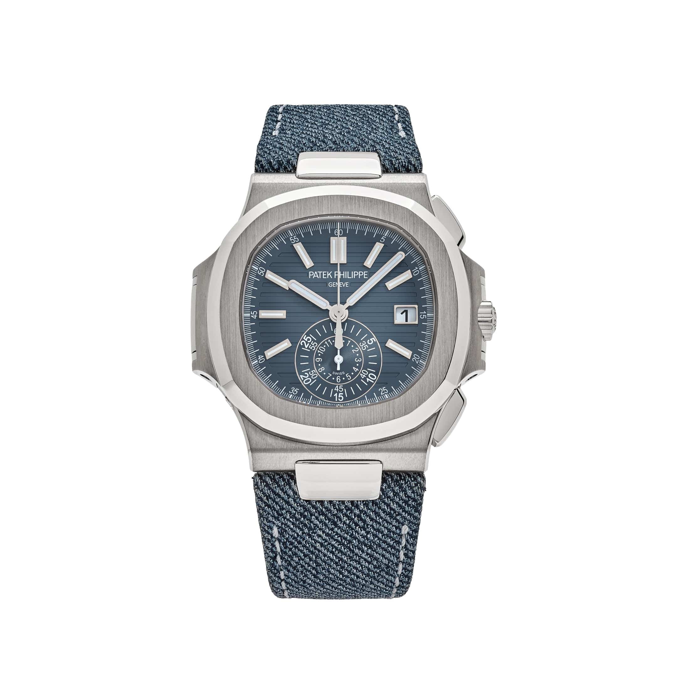 Patek Philippe Nautilus 5980/60G-001 'Denim' Flyback Chronograph