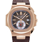 Patek Philippe Nautilus 5980R-001 Chronograph Rose Gold Brown Dial (2018)