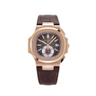 Patek Philippe Nautilus 5980R-001 Chronograph Rose Gold Brown Dial (2023)