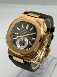 Thumbnail for Patek Philippe Nautilus 5980R 'Tiffany & Co' Rose Gold Chronograph Date