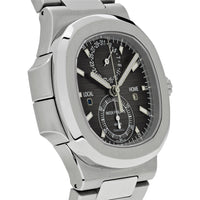 Thumbnail for Luxury Watch Patek Philippe Nautilus Tiffany & Co. Travel Time Chronograph 5990/1A-001 Wrist Aficionado