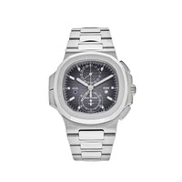 Thumbnail for Luxury Watch Patek Philippe Nautilus Travel Time Chronograph 5990/1A-001 (2018) Wrist Aficionado