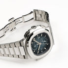 Patek Philippe Nautilus 5990/1A-011 'Travel Time' Flyback Chronograph Stainless Steel Blue Dial (2023)