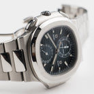Patek Philippe Nautilus 5990/1A-011 'Travel Time' Flyback Chronograph Stainless Steel Blue Dial (2024)