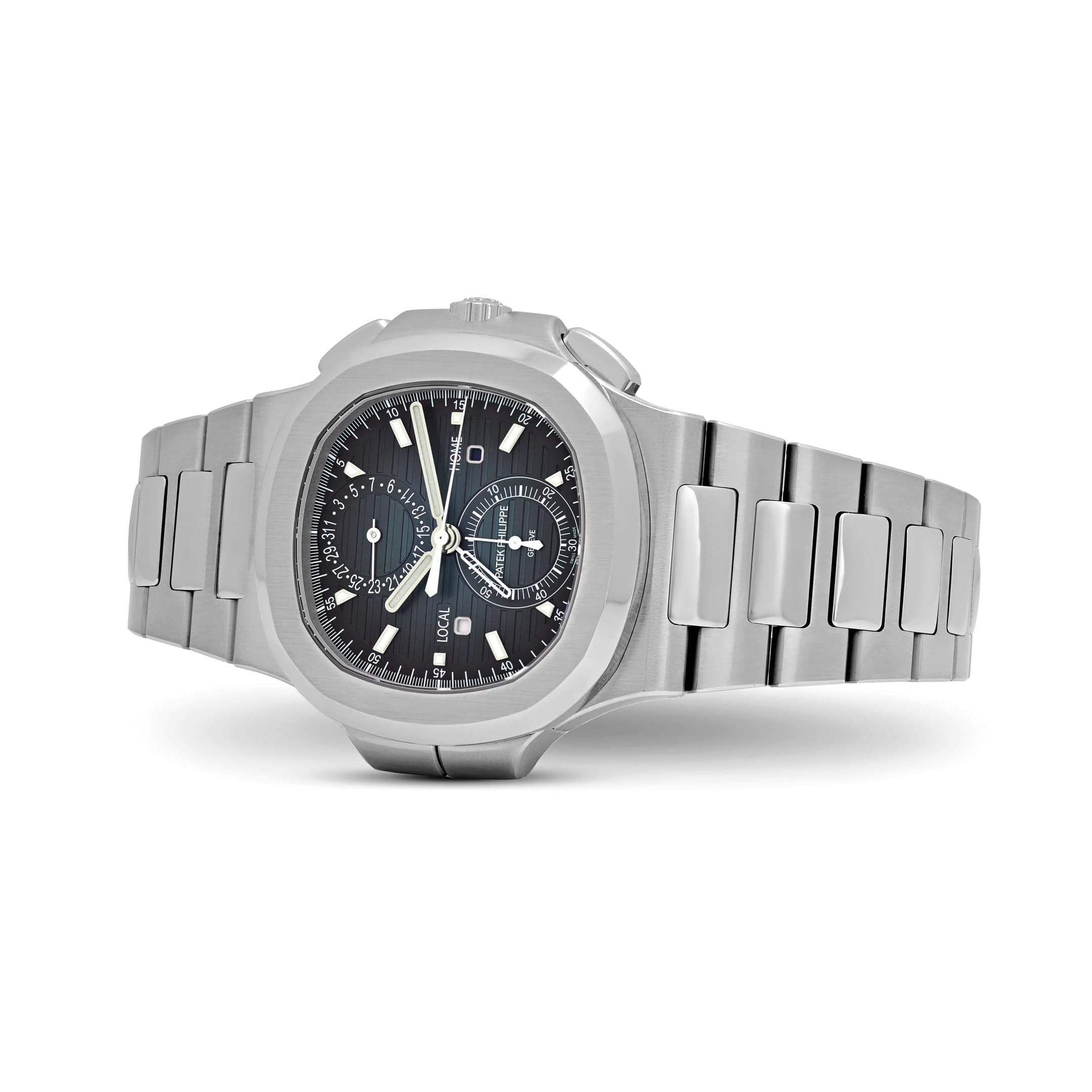 Patek Philippe Nautilus 5990/1A-011 'Travel Time' Flyback Chronograph Stainless Steel Blue Dial (2025)