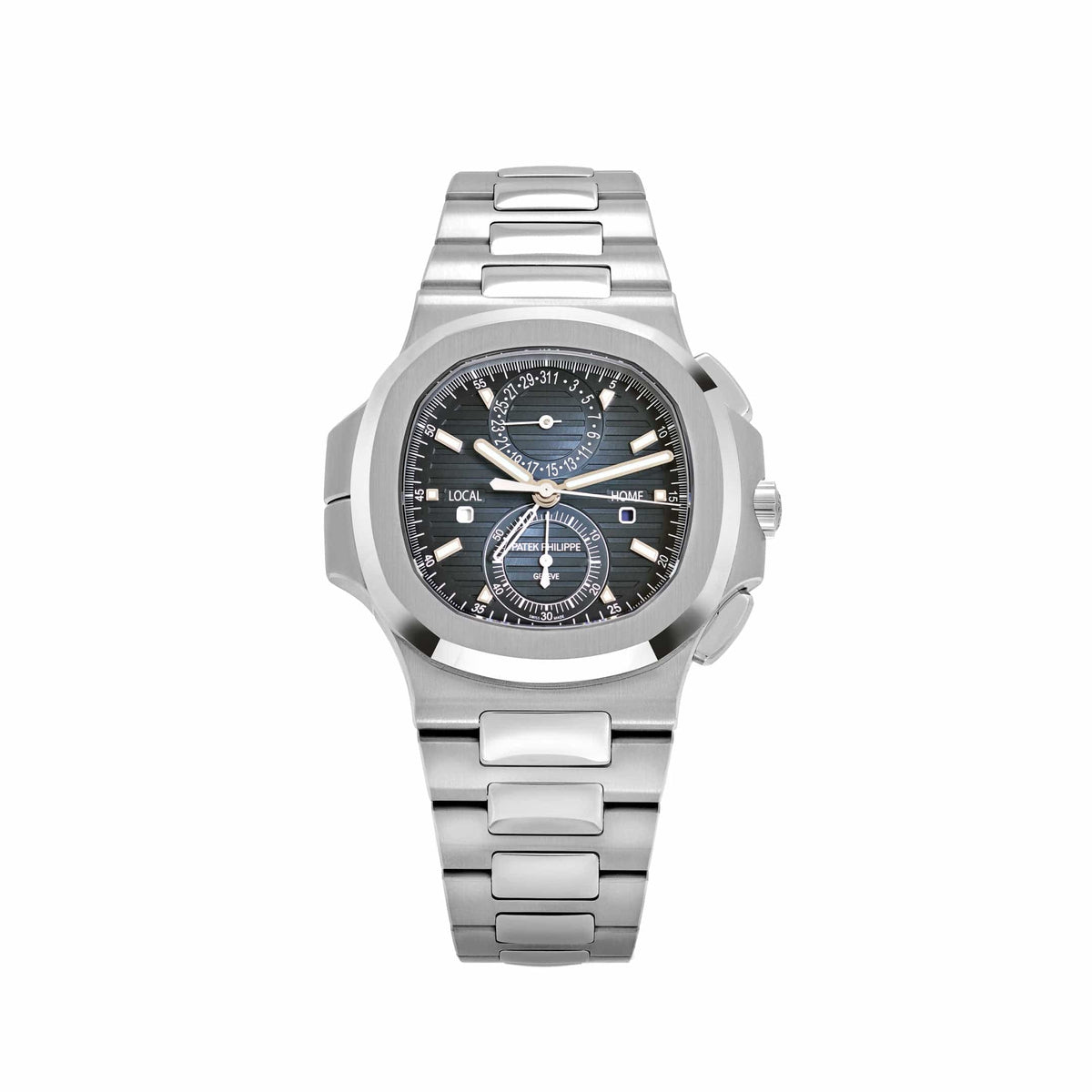 Patek Philippe Nautilus 5990/1A-011 'Travel Time' Flyback Chronograph Stainless Steel Blue Dial (2026)