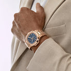 Patek Philippe Nautilus 5990/1R-001 Travel Time Flyback Chronograph Rose Gold Blue Dial (2024)