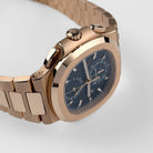 Patek Philippe Nautilus 5990/1R-001 Travel Time Flyback Chronograph Rose Gold Blue Dial (2024)