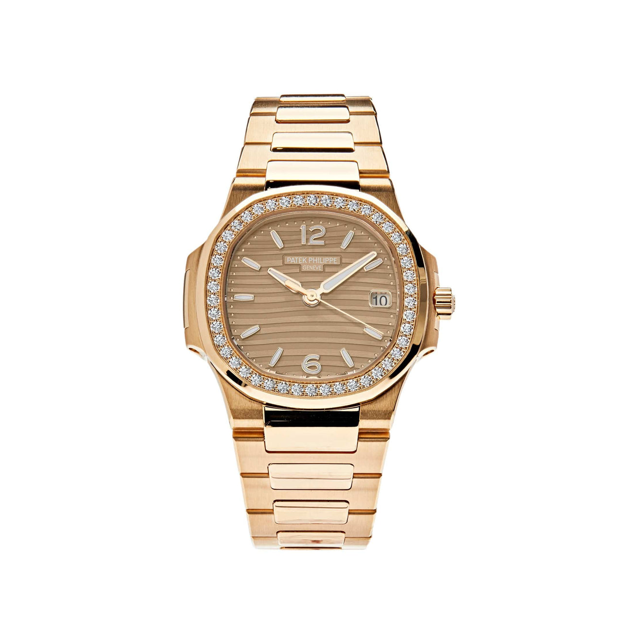 Patek philippe rose gold with diamonds Clearance