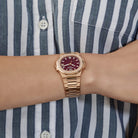 Patek Philippe Nautilus 7010/1R-013 'Ladies' Rose Gold Purple Dial Diamond Bezel Quartz (2026)