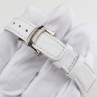 Patek Philippe Nautilus 7010G 'Ladies' White Gold Silver Dial Diamond Bezel Quartz