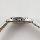 Patek Philippe Nautilus 7010G 'Ladies' White Gold Silver Dial Diamond Bezel Quartz
