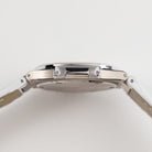 Patek Philippe Nautilus 7010G 'Ladies' White Gold Silver Dial Diamond Bezel Quartz