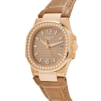 Thumbnail for Patek Philippe Nautilus 7010R-012 'Ladies' Quartz Rose Gold Diamond Bezel (2020)