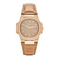 Thumbnail for Patek Philippe Nautilus 7010R-012 'Ladies' Quartz Rose Gold Diamond Bezel (2020)