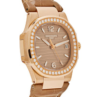 Thumbnail for Patek Philippe Nautilus 7010R-012 'Ladies' Quartz Rose Gold Diamond Bezel (2020)