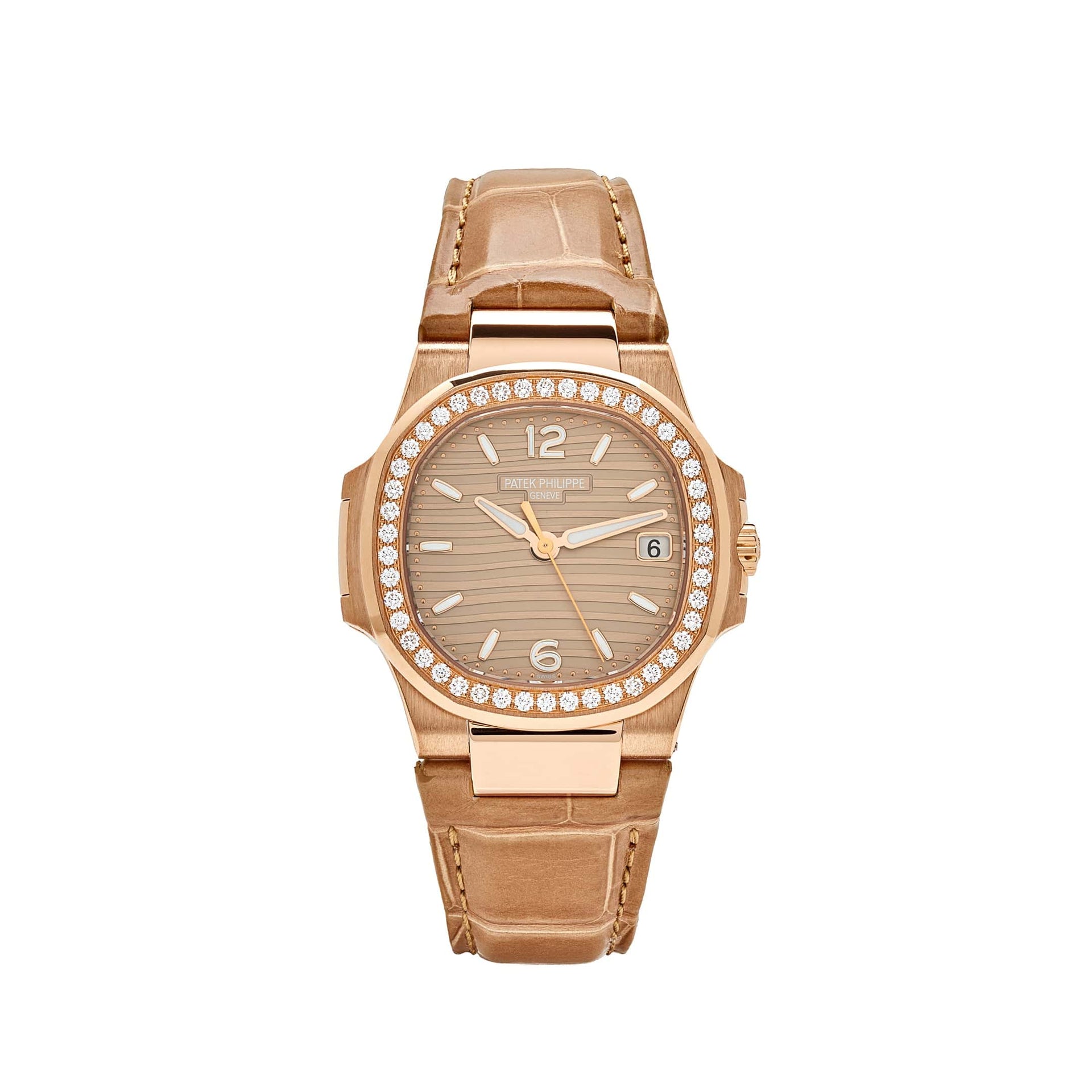 Patek Philippe Nautilus 7010R-012 'Ladies' Quartz Rose Gold