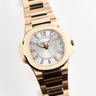 Patek Philippe Nautilus 7011/1R-001 'Ladies' Rose Gold Silver Dial (2010)