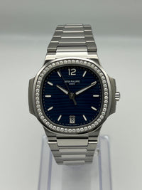 Thumbnail for Patek Philippe Nautilus 7118/1200A-001 'Ladies' Blue Dial Diamond Bezel (2021)