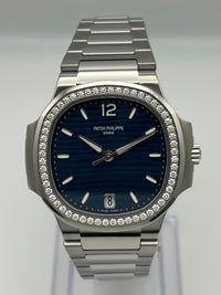 Thumbnail for Patek Philippe Nautilus 7118/1200A-001 'Ladies' Blue Dial Diamond Bezel (2021)