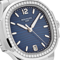 Thumbnail for Patek Philippe Nautilus 7118/1200A-001 'Ladies' Blue Dial Diamond Bezel (2024)