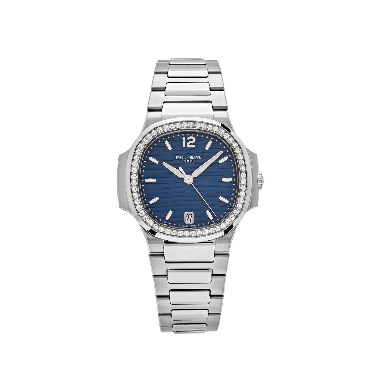 Patek Philippe Nautilus 7118/1200A-001 'Ladies' Blue Dial Diamond Bezel (2024)