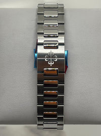 Thumbnail for Luxury Watch Patek Philippe Nautilus Ladies Blue Dial Diamond Bezel 7118/1200A-001 Wrist Aficionado