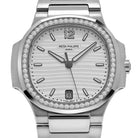 Patek Philippe Nautilus 7118/1200A-010 'Ladies' Stainless Steel Silver Dial Diamond Bezel (2022)