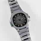 Patek Philippe Nautilus 7118/1200A-011 'Ladies' Stainless Steel Grey Dial Diamond Bezel (2024)