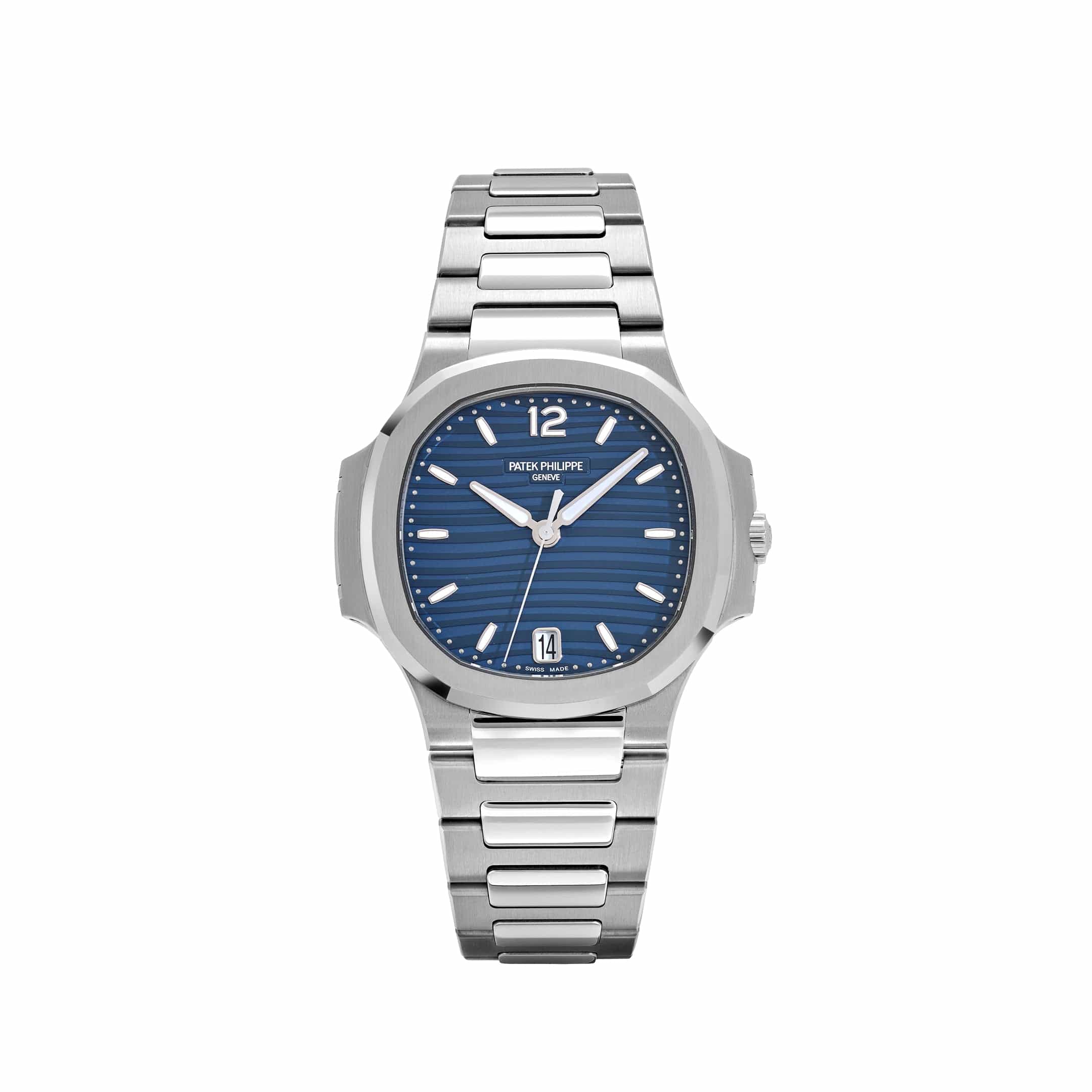 Patek Philippe Nautilus 7118/1A-001 'Ladies' Stainless Steel Blue