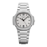 Thumbnail for Patek Philippe Nautilus 7118/1A-010 Stainless Steel Silvery opaline Dial (2019)