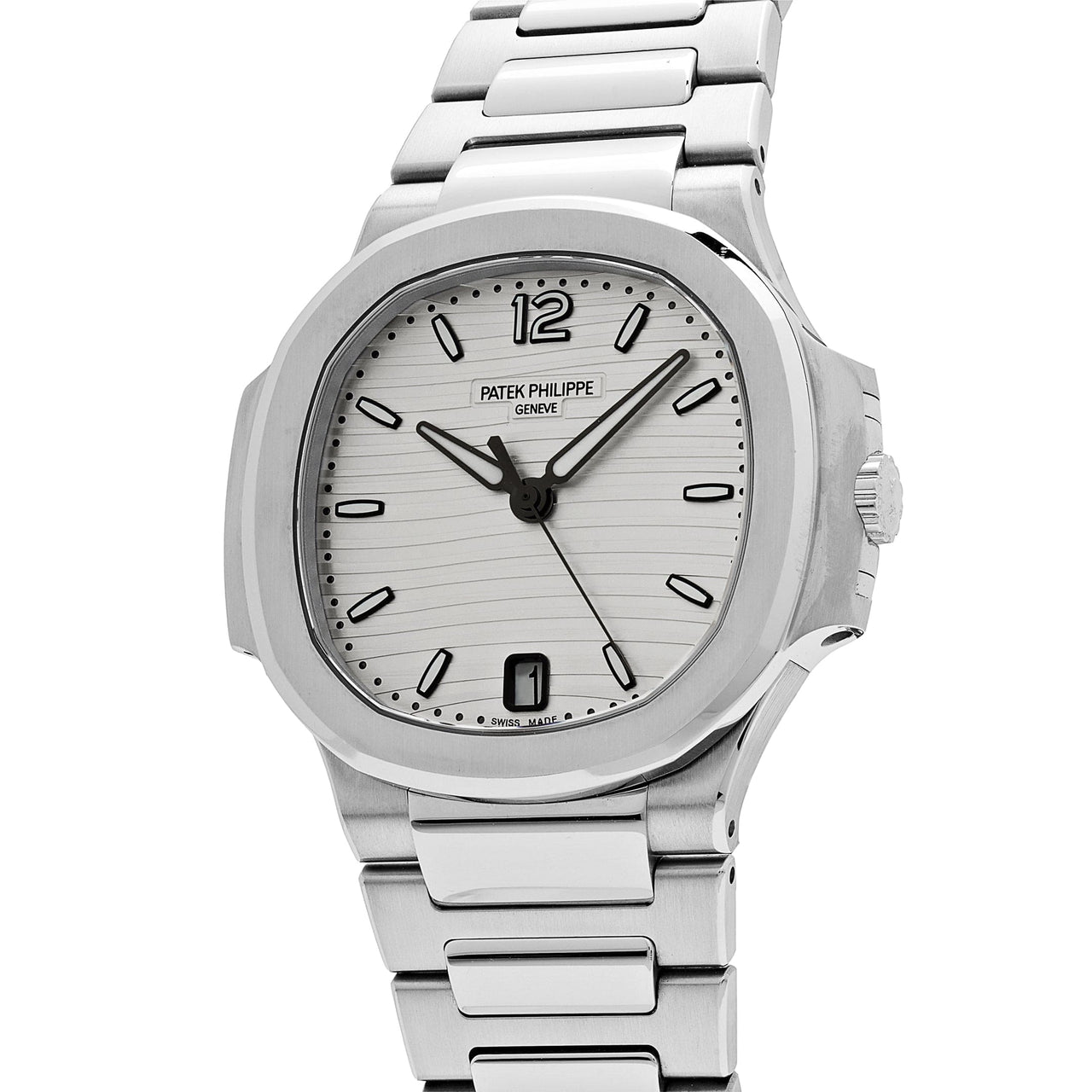 Patek Philippe Nautilus 7118/1A-010 Stainless Steel Silvery opaline Dial (2019)