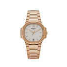 Patek Philippe Nautilus 7118/1R-001 Ladies Automatic Rose Gold Silvery Opaline Dial (2024)