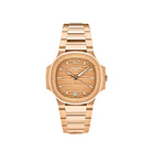 Luxury Watch Patek Philippe Ladies Nautilus Rose Gold 35mm 7118/1R-010 Wrist Aficionado